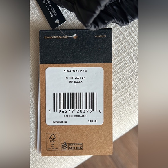 North Face Mens Vest - Picture 3 of 3